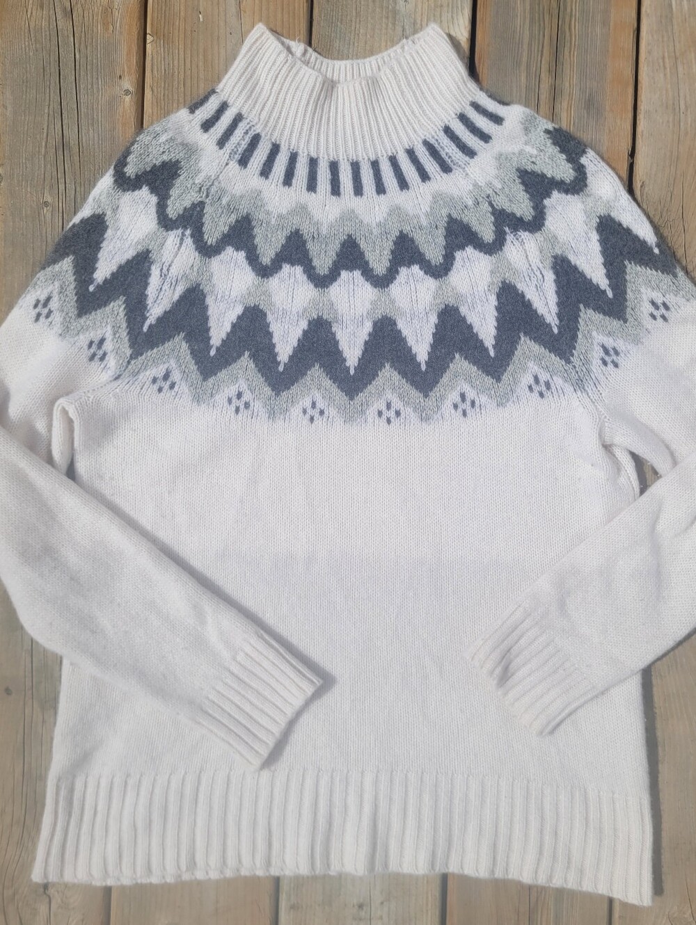 J. Crew Cashmere Fair Isle Sweater